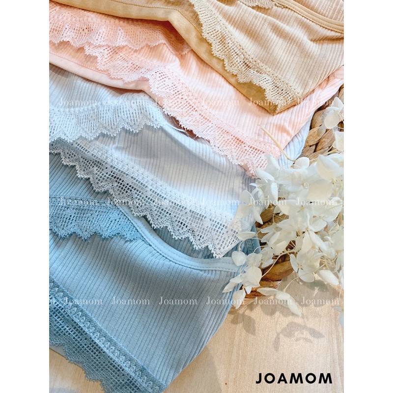 Quần Lót Bầu Cotton Tăm Viền Ren Siêu Co Giãn Thoải Mái QL008