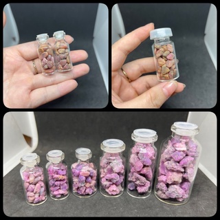 Lọ xíu vụn Hồng Ruby thô