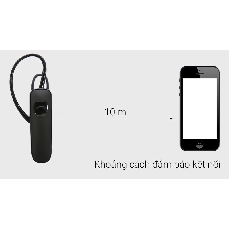 Tai nghe bluetooth Plantronics ML15 hỗ trợ kết nối 2 tai nghe cùng lúc (đen) - Phụ Kiện 1986Tai nghe nhét tai