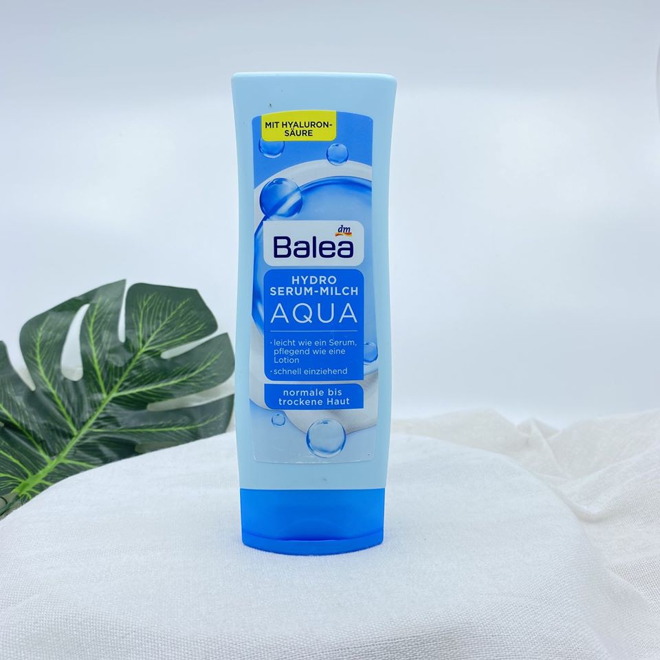 Dưỡng thể Balea Aqua Serum - Cấp nước, dưỡng ẩm cho da 400ml