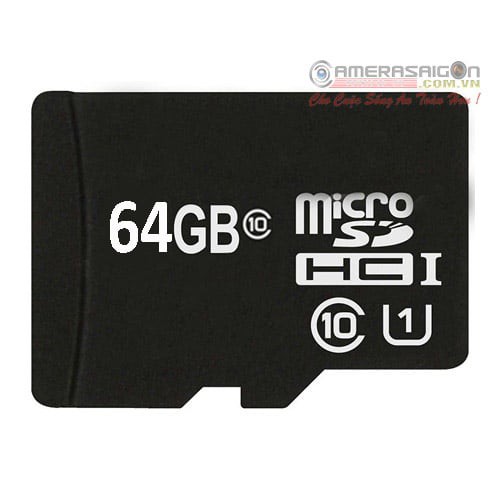 Thẻ nhớ 64GB Micro SD C10 Hữu Dụng 59GB tốc độ cao chuyên dùng cho camera