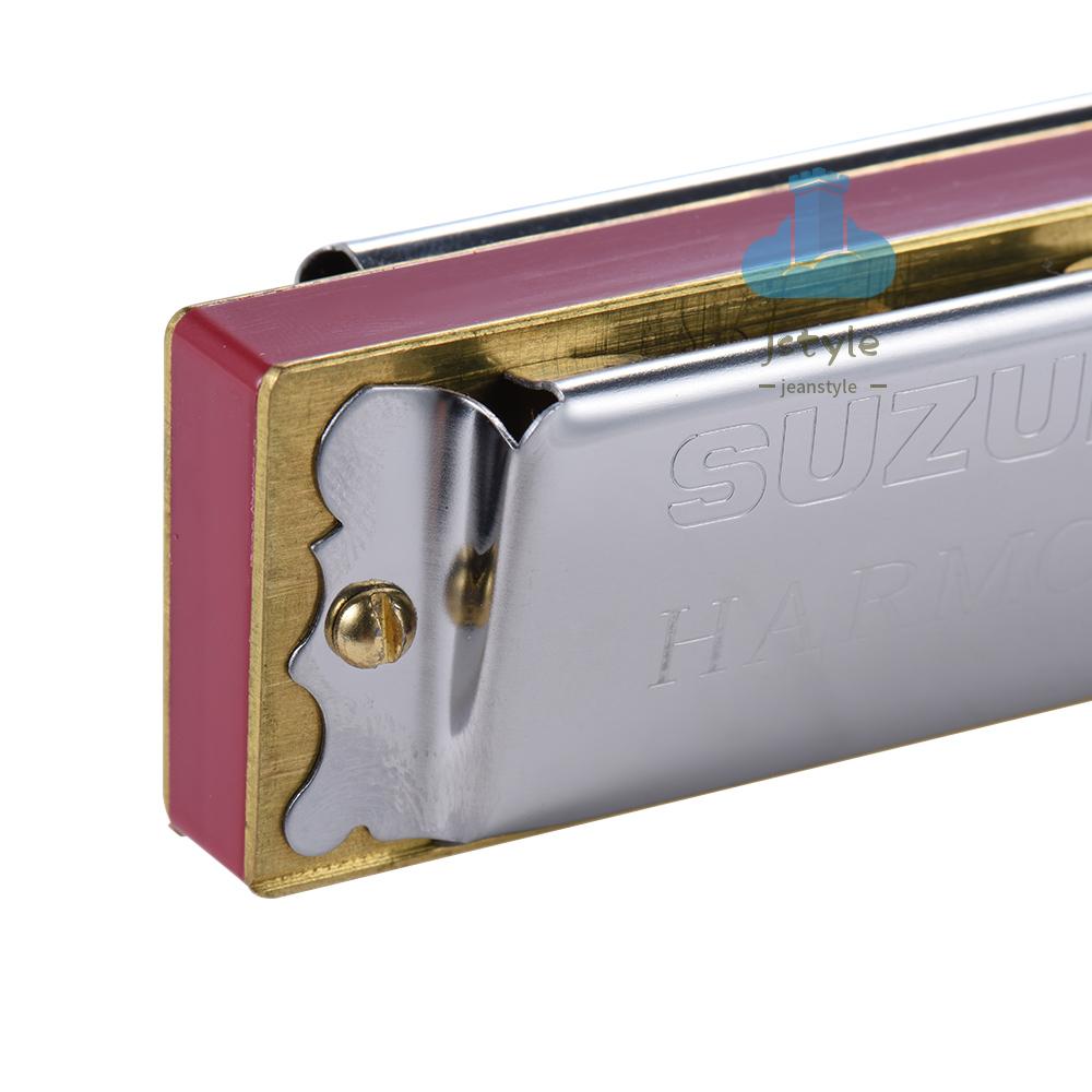 SUZUKI Kèn Harmonica Tremolo 24 24 Lỗ Cho Người Mới Tập Chơi