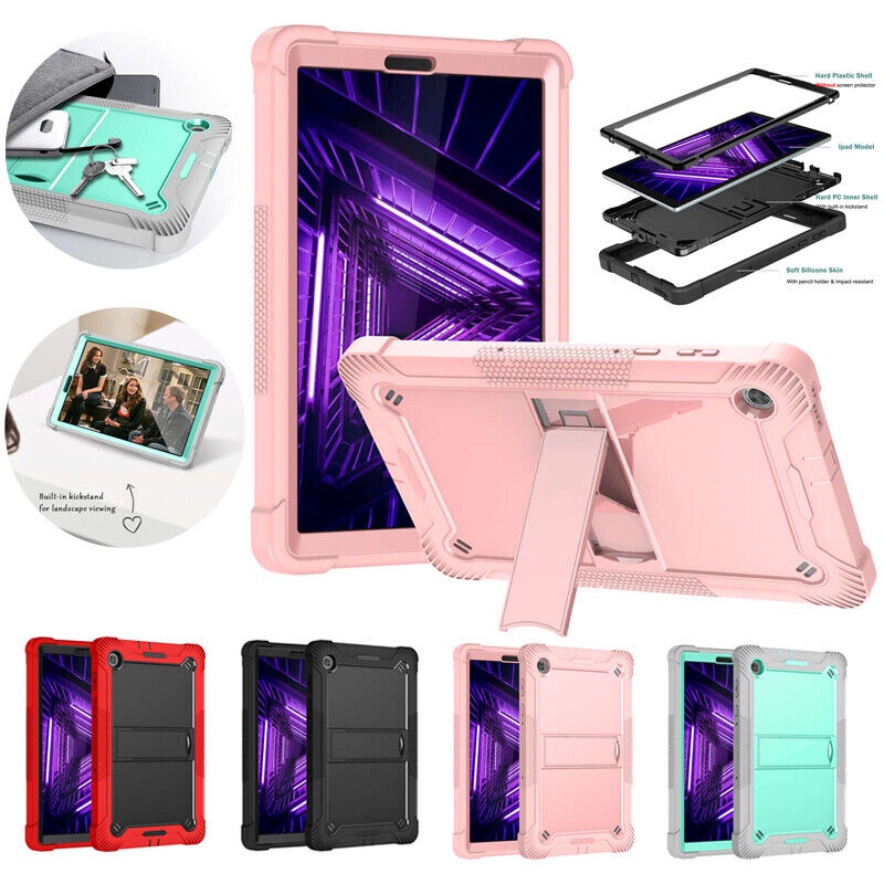 Ốp Máy Tính Bảng Chống Sốc Có Giá Đỡ Cho Lenovo Tab M10 FHD Plus  TB-X606F/TB-X606X