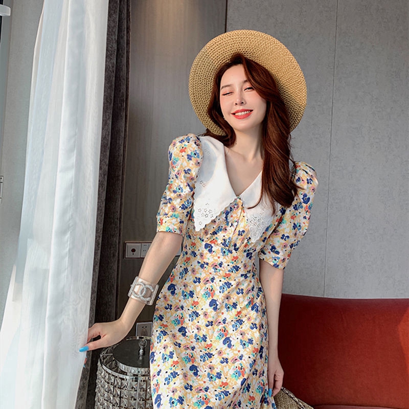 Đầm maxi họa tiết hoa thanh lịch cho nữ | BigBuy360 - bigbuy360.vn