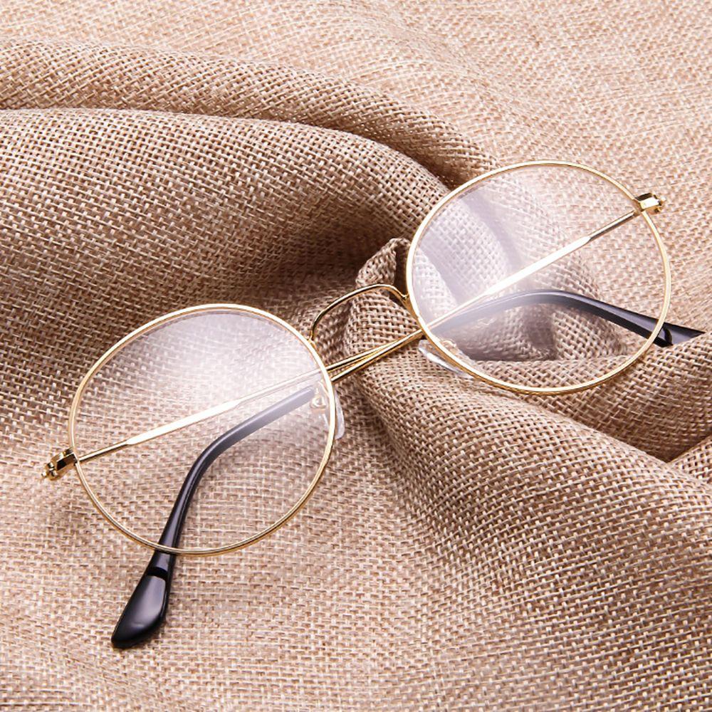 Mắt Kính Gọng Tròn Trong Suốt Chống Bức Xạ Chống Bức Xạ Thời Trang Cho Nam Và Nữ