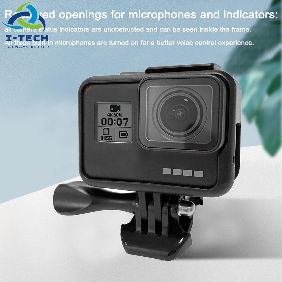 ⚡Khuyến mại⚡Protective Frame For GoPro Case Scratch Resistant Camcorder Housing Case Accessories For GoPro Hero 7 6 5 Action Camera