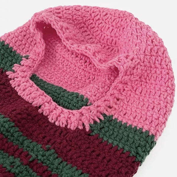 Mũ balaclava dệt kim MG STUDIO cao cấp