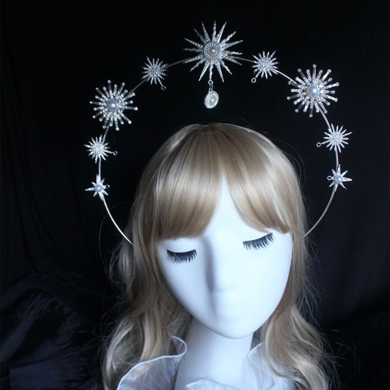 Băng Đô Cài Tóc Hình Vương Miện Phong Cách Lolita