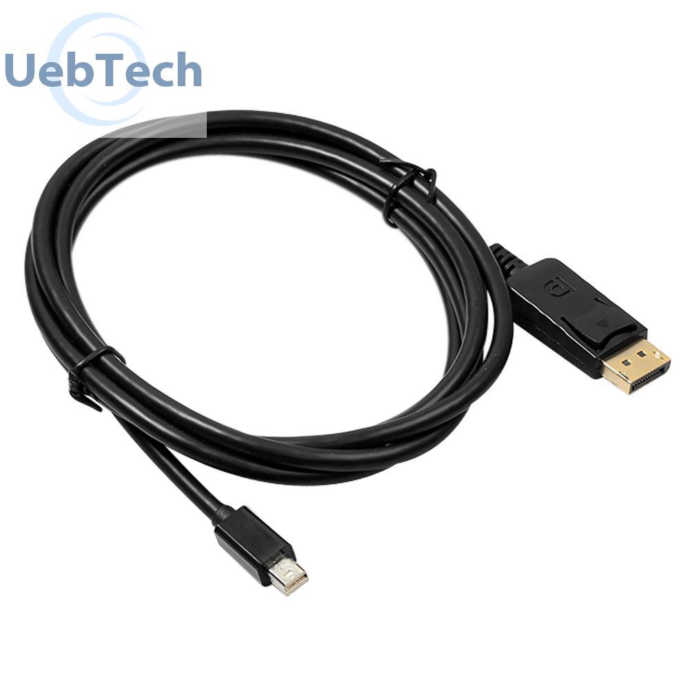 Dây cáp Uebtech chuyển đổi đầu Mini DisplayPort DP sang đầu DisplayPort DP 1.2 dài 6Ft
