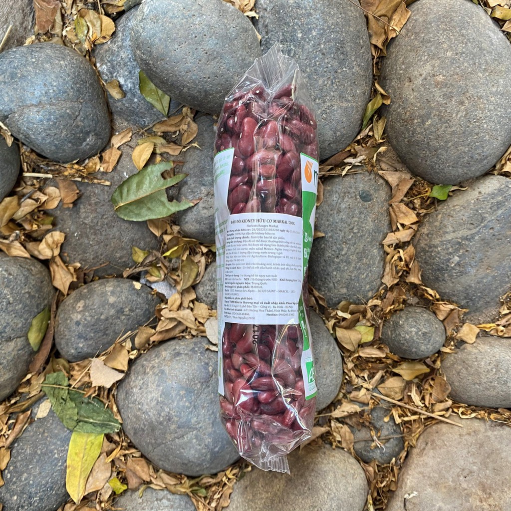 Date T9/2022 Đậu đỏ hữu cơ Kidney Markal 500g