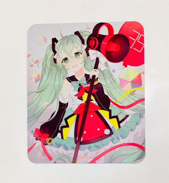 Bàn đi chuột miku lót chuột miku chất dẻo