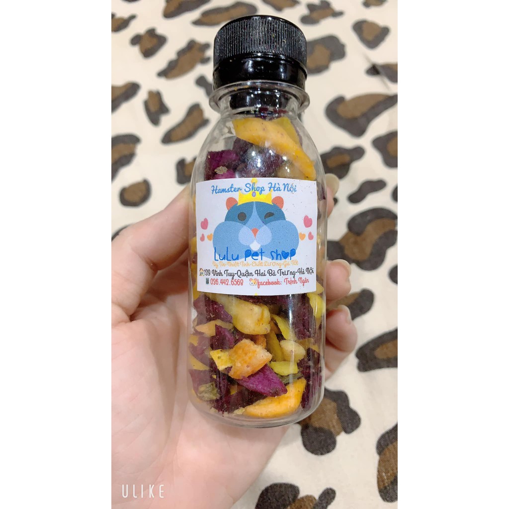 Hoa quả sấy cho hamster