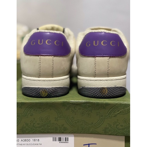 Giày gucci tím xanh hàng siêu cấp