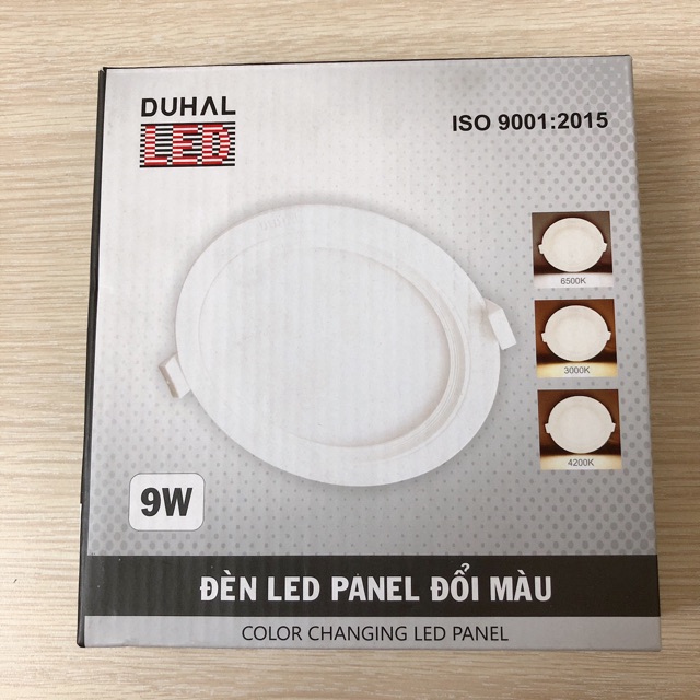 Đèn LED âm trần 9W đổi màu DUHAL