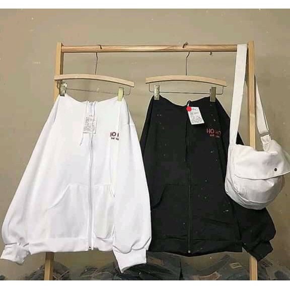 [Video+Ảnh Thật] Áo Khoác Unisex Form Rộng Nỉ HoHo Nam Nữ Ulzzang AK192 TD Fashion