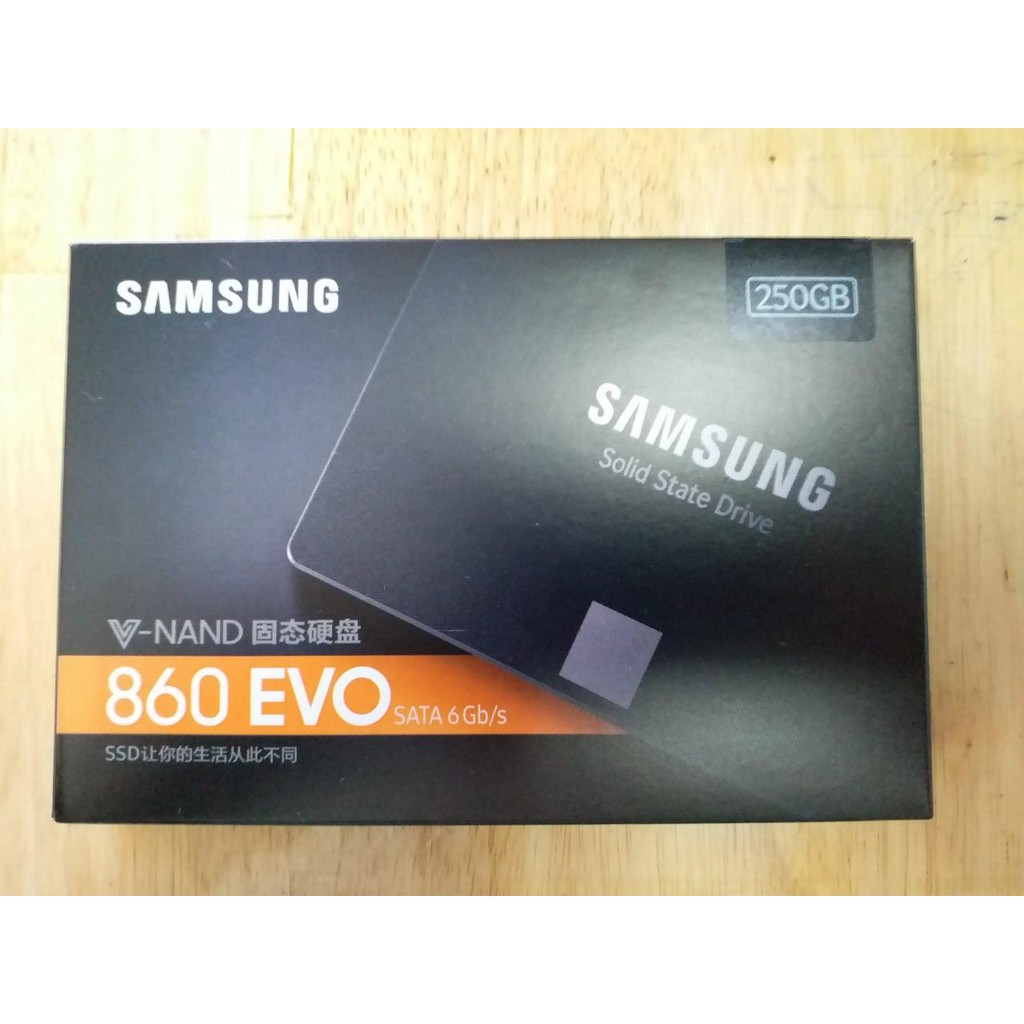 Ổ cứng SSD Samsung 860 Evo 250GB 2.5-Inch SATA III - box Hoa (Đen) (Giá Khai Trương)