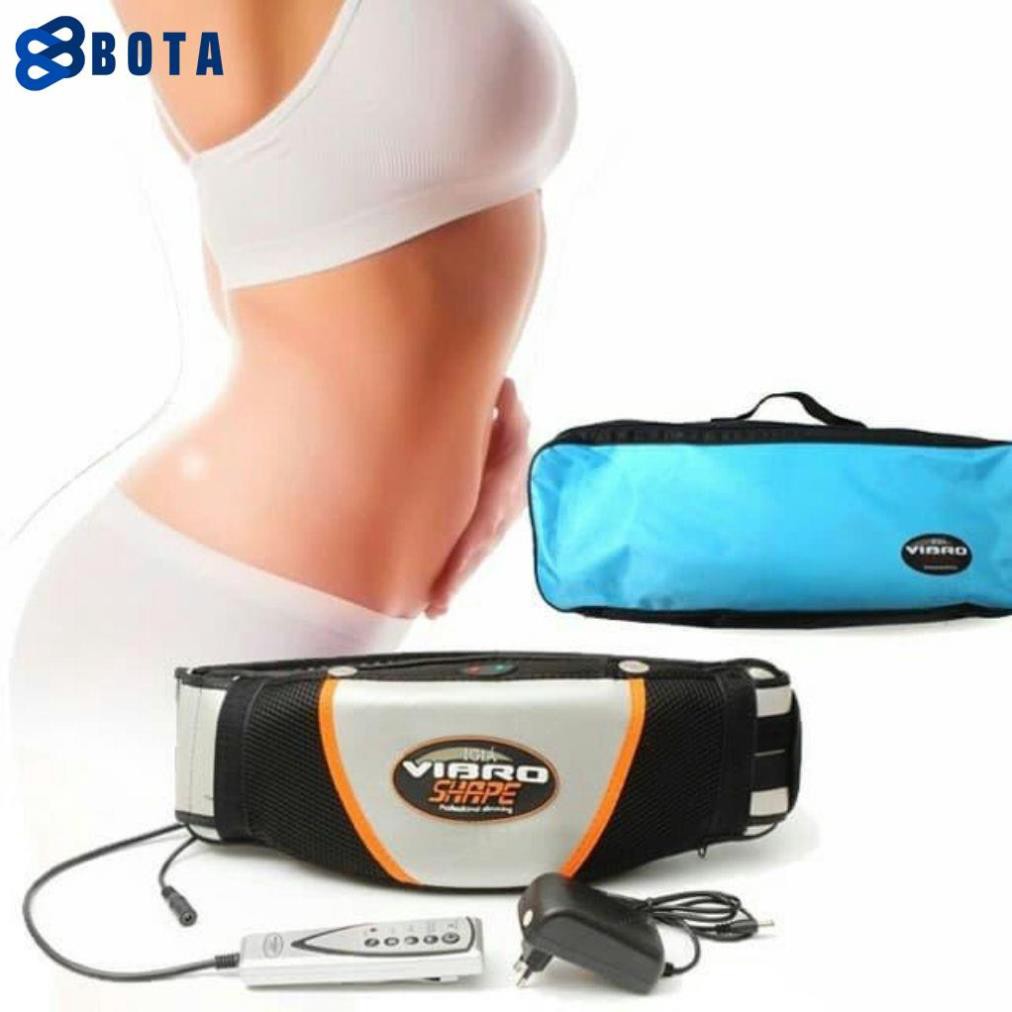 Máy massage bụng nóng lạnh Vibro Shape, Đai mát xa hổ trợ giảm mở bụng