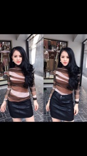 Combo Áo nhũ kẻ siêu hot hit