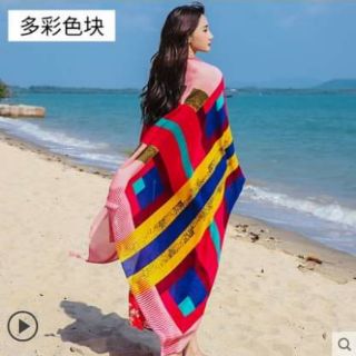 (Order) Khăn choàng thổ cẩm đi biển