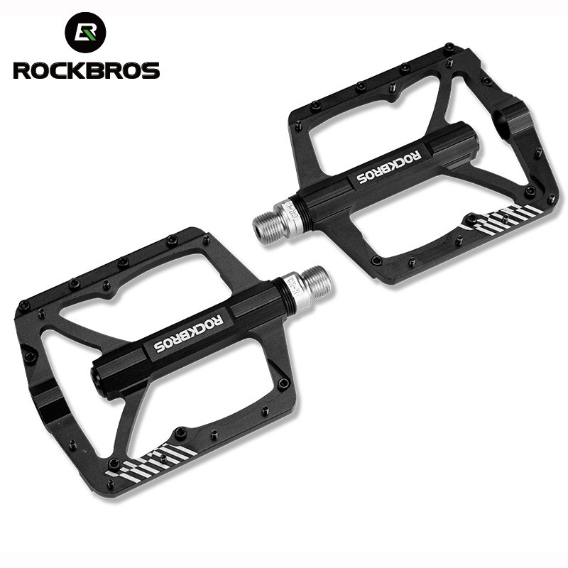 Bàn Đạp ROCKBROS Bằng Hợp Kim Nhôm CNC Vòng Bi Kín Chống Nước Kích Thước 15 * 11 * 2 Cm Cho Xe Đạp Leo Núi