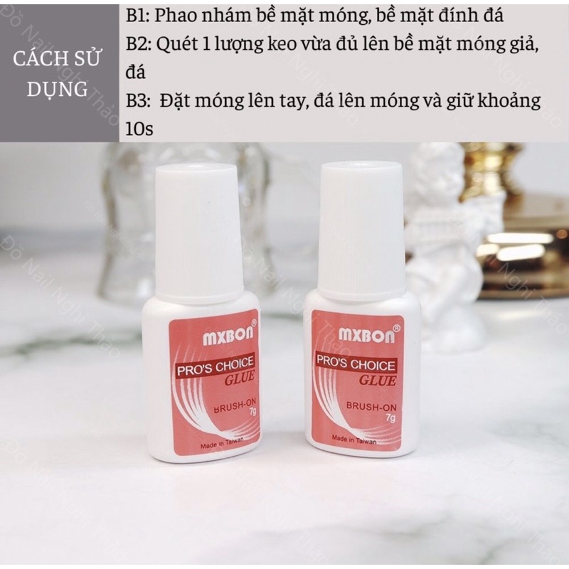 Keo dán móng mxbon