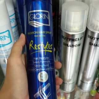 Keo xịt tóc Glorin 420ml date new2019 (mềm,cứng, siêu cứng)