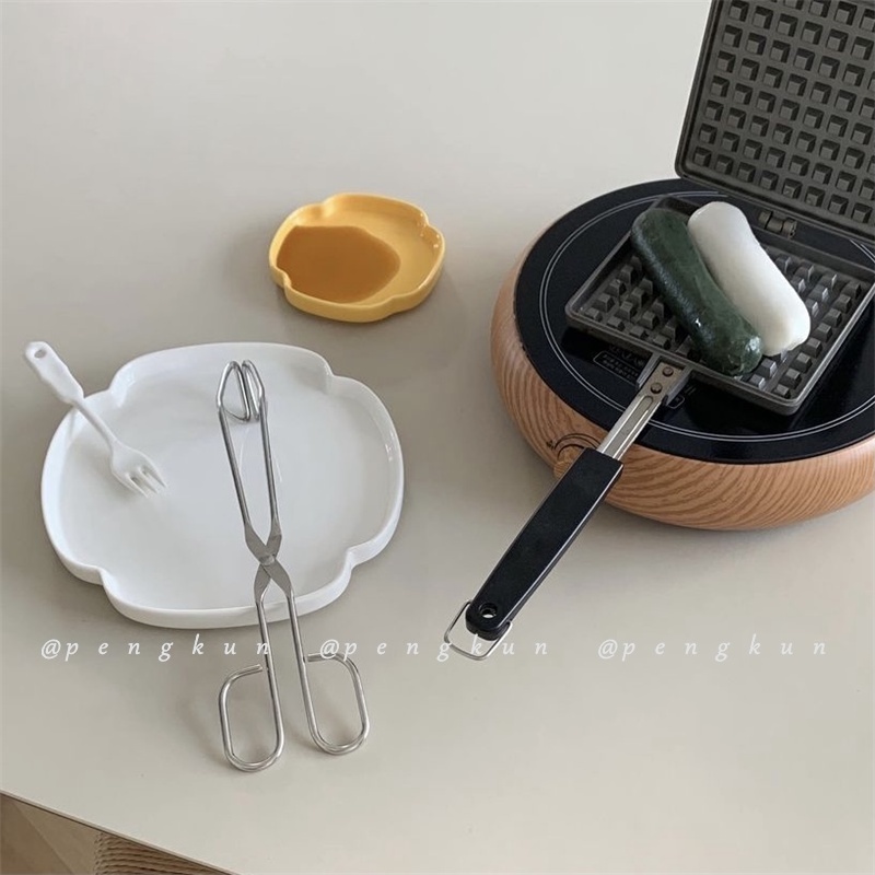 Kẹp gắp thức ăn bằng thép không gỉ bền bỉ đa năng cho nhà bếp