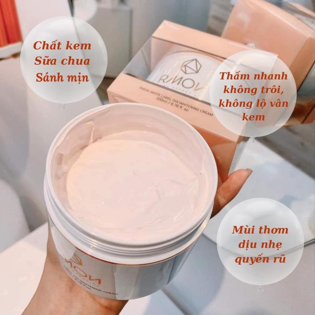 Kem Dưỡng Trắng Da Body Kem Body Rmon White Label Dia Whitening Cream 200ml Hàn Quốc