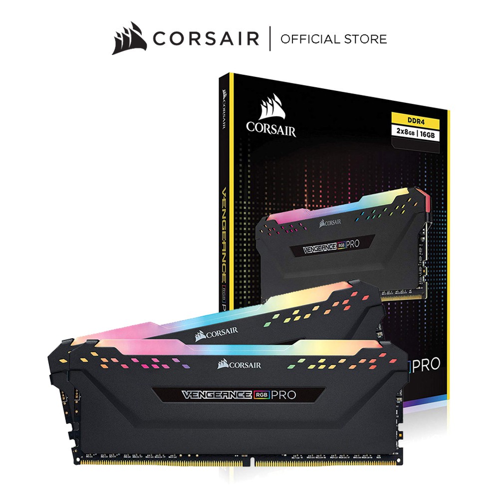 Ram PC Corsair Vengeance RGB Pro 16GB 3000Mhz DDR4 (2x8GB) CMW16GX4M2D3000C16