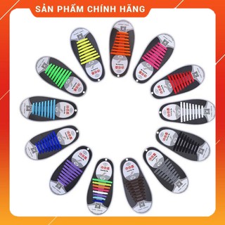 Dây giày cao su coolnice bộ dây giày cao su thông minh đàn hồi 16 sợi thắt buộc thông minh giá siêu rẻ