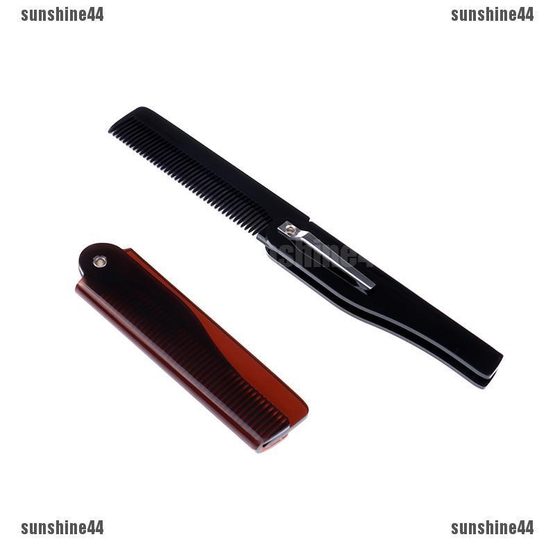 Sun44❤❤ Kẹp Tóc / Râu Gấp Gọn Bỏ Túi Tiện Dụng Cho Nam Nữ