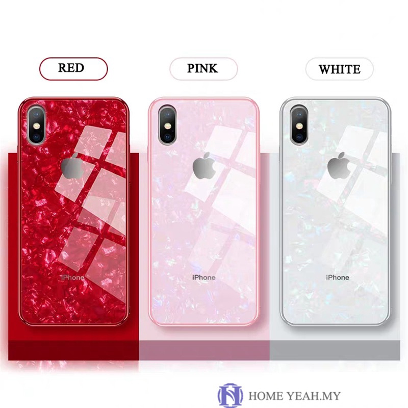 Ốp điện thoại kính cường lực họa tiết đá hoa cương cho iPhone 11 Pro Max X Xr 6 6s 7 8 plus XS MAX | BigBuy360 - bigbuy360.vn