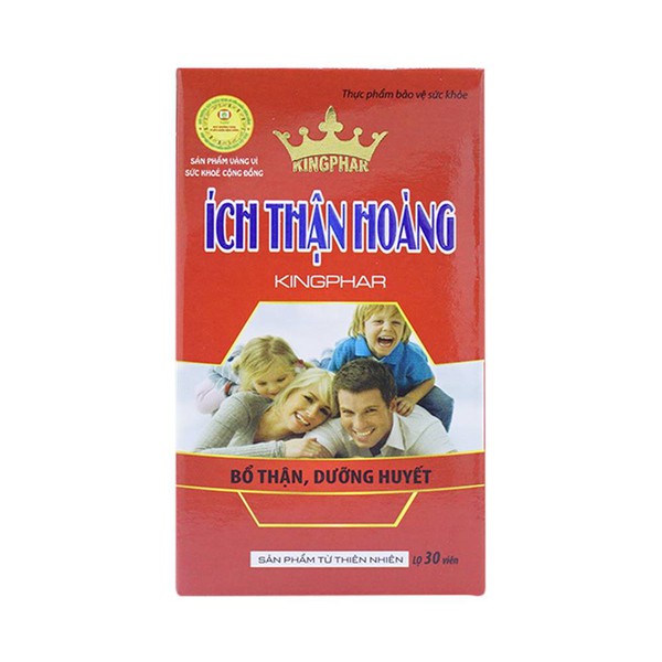 ÍCH THẬN HOÀNG - Bổ thận, dưỡng huyết (Lọ 30 viên)