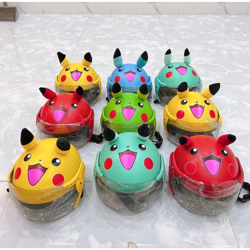 Nón Bảo Hiểm Em Bé Từ 1 - 5 Tuổi pikachu