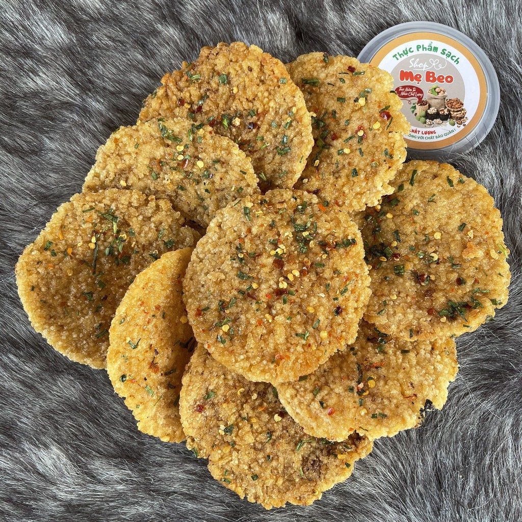 1 Gói Cơm Cháy Chiên Măm Hành (1 Gói 3 Miếng)