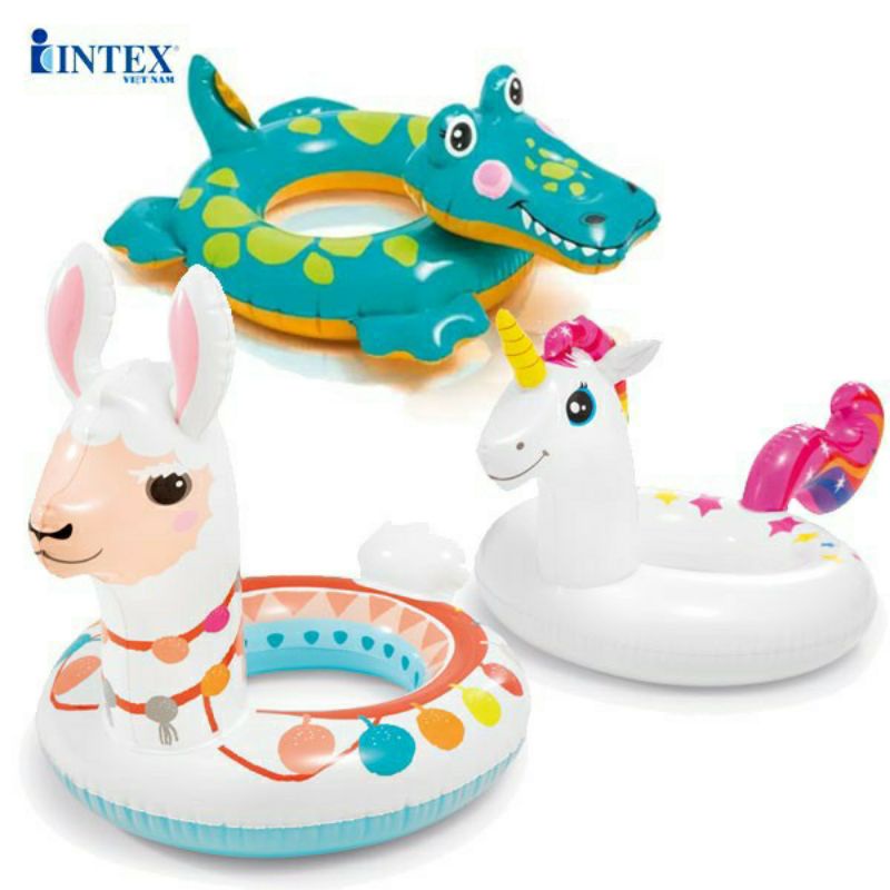 phao bơi hình thú intex
