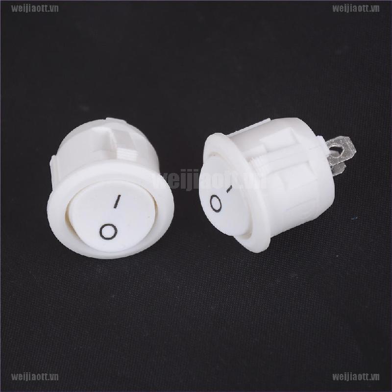 Set 5 công tắc tròn 2 chấu 20mm 12v