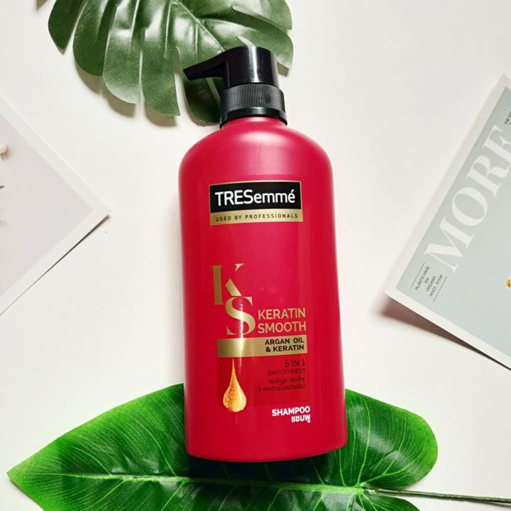 Dầu Gội Tresemme Thái Lan 450ml màu đỏ giúp tóc suôn mượt