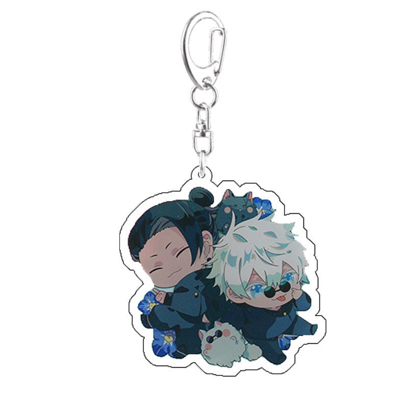 Móc khóa nhựa acrylic hình Geto Suguru Gojo 6cm