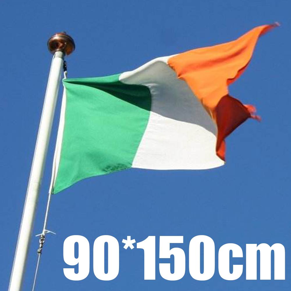 Mới Lá Cờ Biểu Tượng Của Cầu Thủ Bóng Đá Ireland Irish Republic Kích Thước 3x5ft