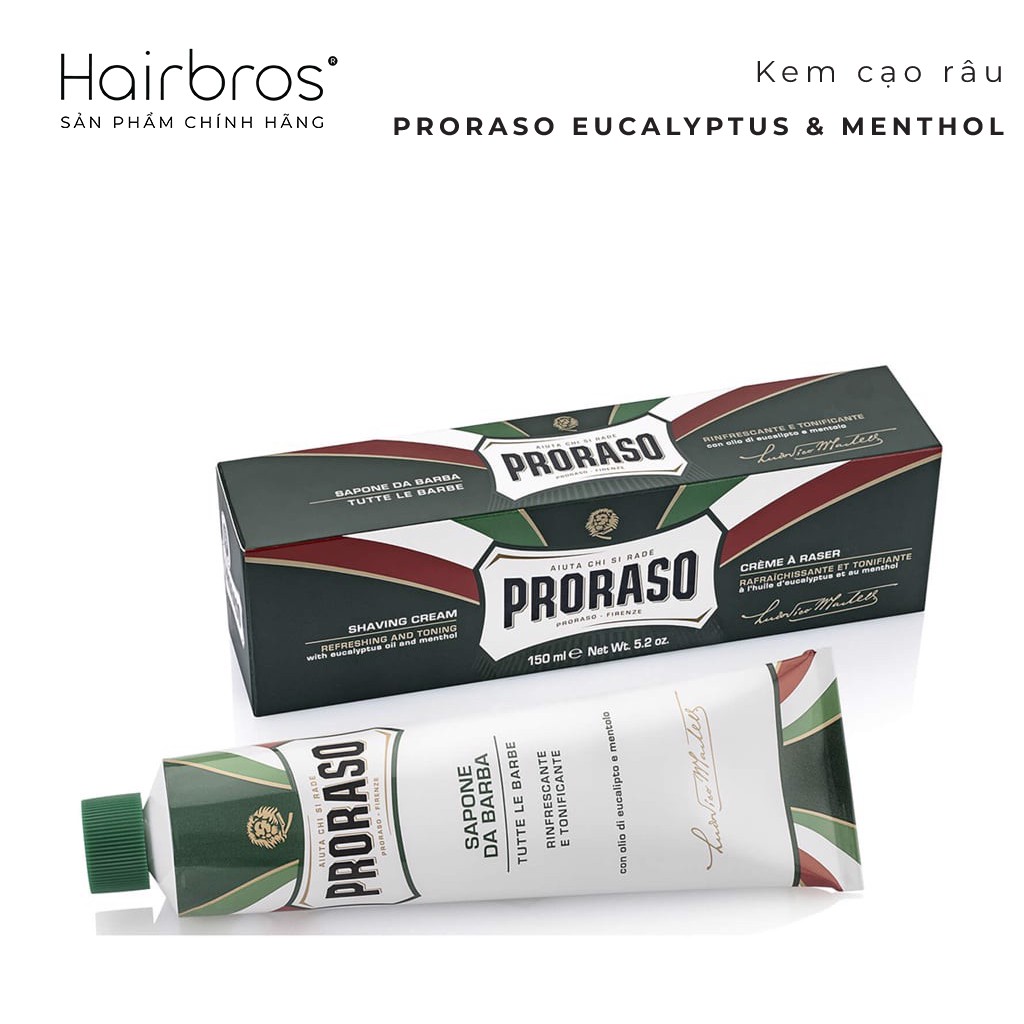 Kem cạo râu Proraso Eucalyptus&Menthol