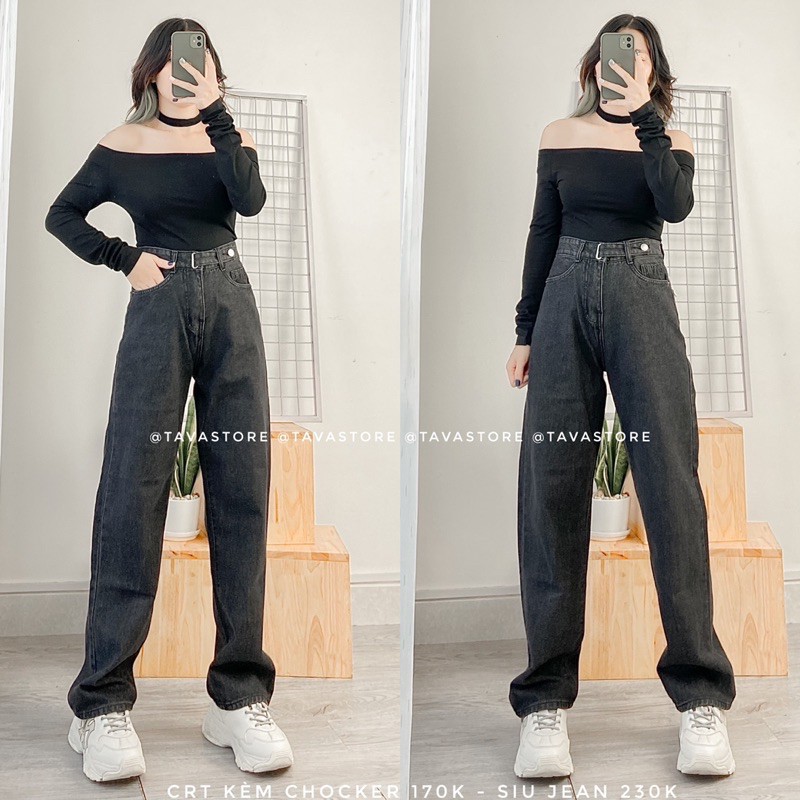 Quần jean suông Siu Jean | BigBuy360 - bigbuy360.vn