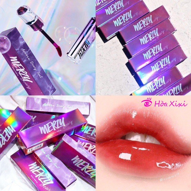 (Có Sẵn) Son tint bóng siêu lì Merzy Aurora Dewy Tint 2020