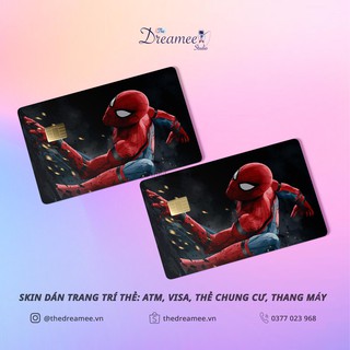 SPIDERMAN  / MIẾNG DÁN TRANG TRÍ THẺ ngân hàng, ATM, thẻ xe...KHÔNG ẢNH HƯỞNG TÍNH NĂNG THẺ, skin card - THEDREAMEE.VN