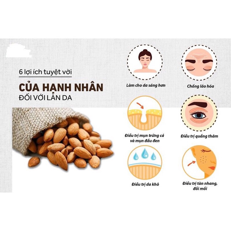 Hạnh Nhân Tẩm Bơ Mật Ong Hàn Quốc 200gr (mẫu mới ngon hơn)