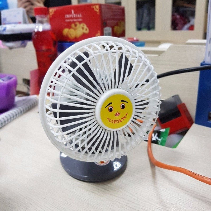 Quạt mini Lifan GN4 công suất 14W, thiết kế nhỏ gọn để bàn văn phòng - Hàng chính hãng - Bảo hành 1 năm