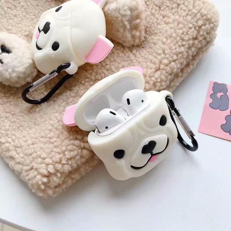 Airpods case, Ốp bảo vệ dành cho Airpods- Hình Chó Bull