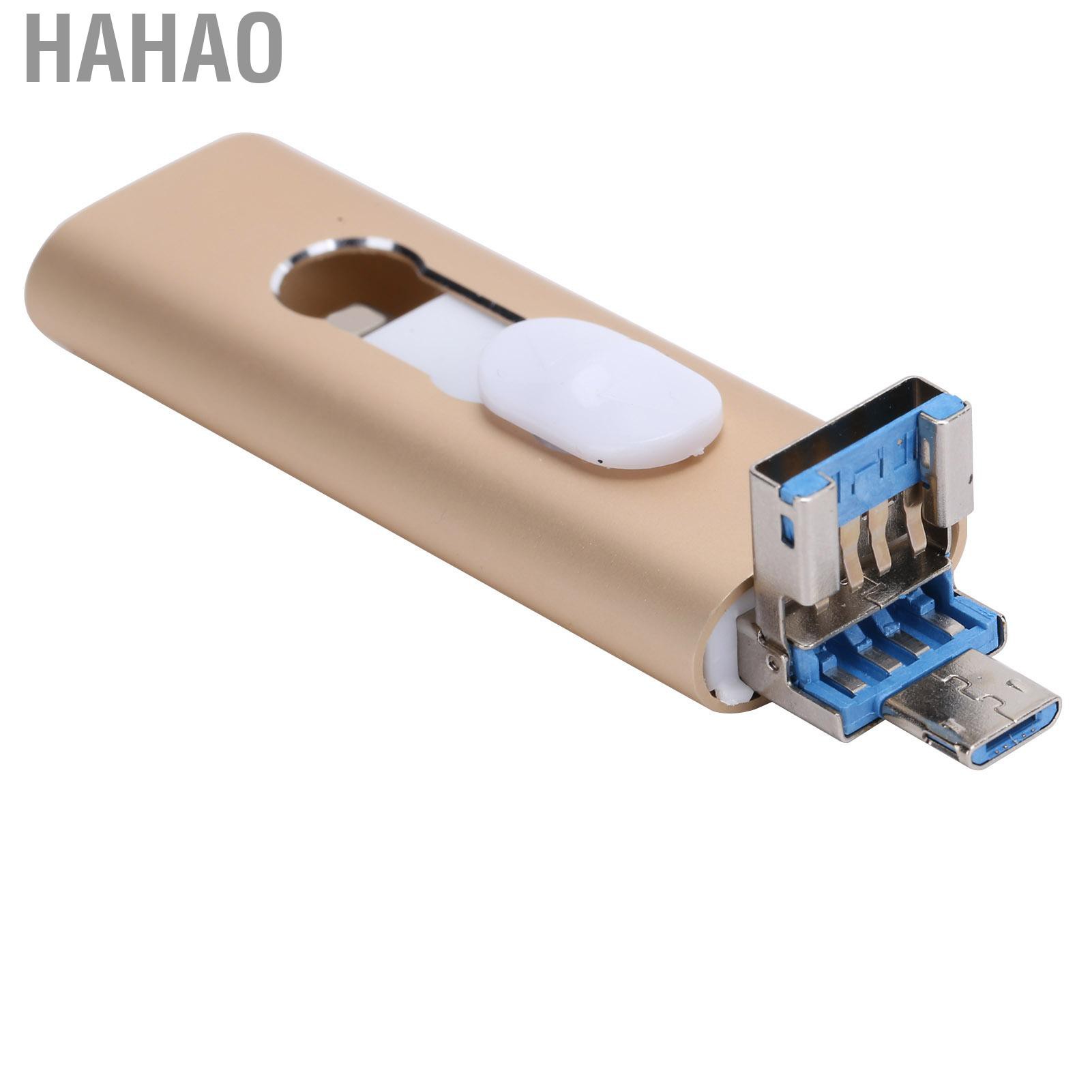 Hahao 32GB Thumb Push Flash Drive USB Memory Stick External Storage OTG U Disk for IOS/OS X