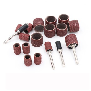 10 Vòng giấy nhám, băng chà nhám tròn đường kính 6.35mm, 9.5mm, 12.7mm mài móng, mài gỗ, sắt...