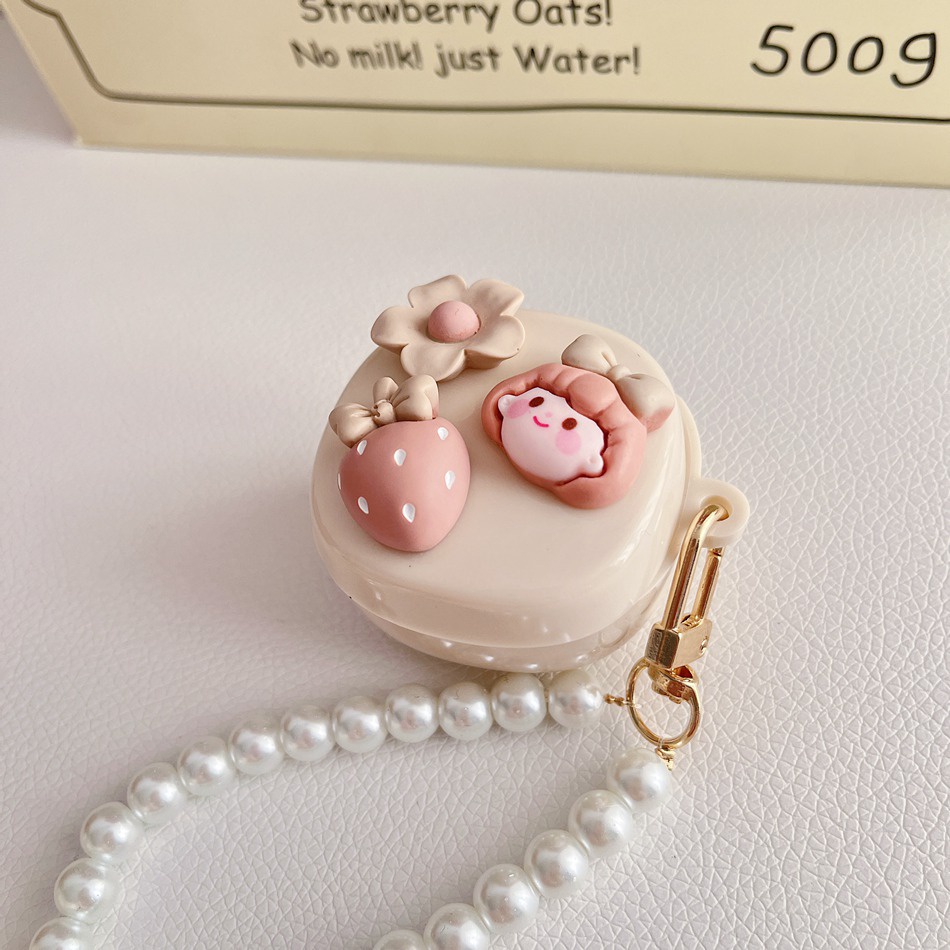 Vỏ Bọc Hộp Sạc Tai Nghe Baseus WM02 wm01 Bằng Silicon TPU Họa Tiết Hoạt Hình Màu Kẹo Dễ Thương